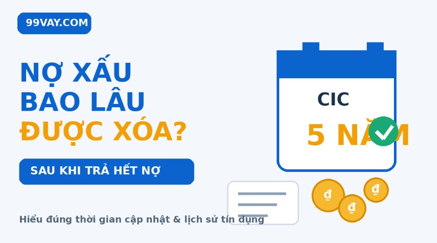 Nợ Xấu Bao Lâu Được Xóa Sau Khi Trả Hết